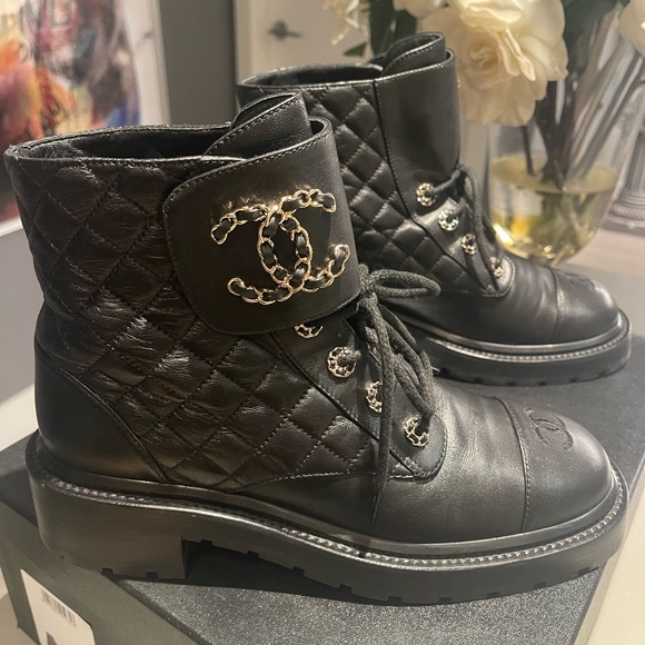 CHANEL Shoes - Chanel Stunning Military Boots EU 41 US 10